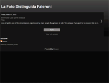 Tablet Screenshot of lafotodistinguida.blogspot.com