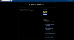 Desktop Screenshot of discobhangra.blogspot.com