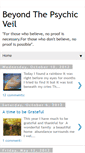 Mobile Screenshot of beyondthepsychicveil.blogspot.com