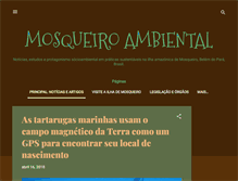 Tablet Screenshot of mosqueiroambiental.blogspot.com