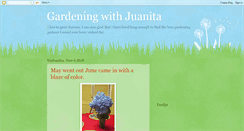 Desktop Screenshot of gardeningwithjuanita.blogspot.com