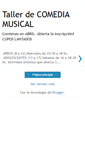 Mobile Screenshot of comediamusicaltravesia.blogspot.com