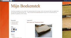 Desktop Screenshot of mijnboekenstek.blogspot.com