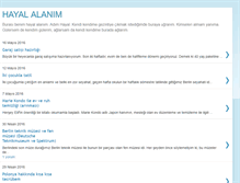 Tablet Screenshot of hayalalani.blogspot.com