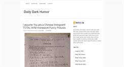 Desktop Screenshot of dailydarkhumor.blogspot.com