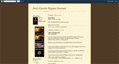 Desktop Screenshot of jensgastricbypassjourney.blogspot.com