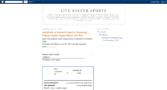 Desktop Screenshot of live-soccersports.blogspot.com