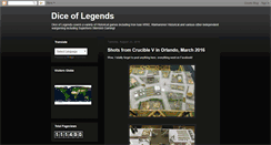 Desktop Screenshot of diceoflegends.blogspot.com