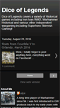 Mobile Screenshot of diceoflegends.blogspot.com