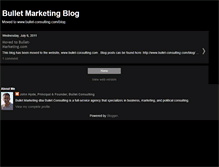 Tablet Screenshot of bullet-marketing.blogspot.com
