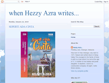 Tablet Screenshot of hezzy-azra.blogspot.com