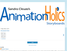 Tablet Screenshot of animationholicsstoryboards.blogspot.com