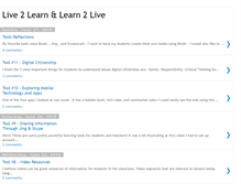 Tablet Screenshot of live2learnlearn2live.blogspot.com