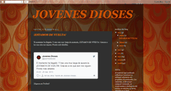 Desktop Screenshot of jovenesdioses.blogspot.com