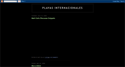 Desktop Screenshot of playas-internacionales.blogspot.com