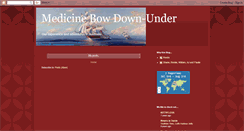 Desktop Screenshot of medicinebow.blogspot.com