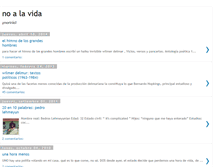 Tablet Screenshot of noalavida.blogspot.com