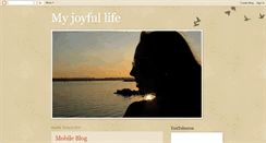 Desktop Screenshot of joythedreamer.blogspot.com