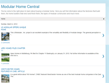 Tablet Screenshot of modularhomecentral.blogspot.com