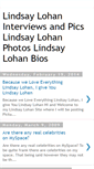 Mobile Screenshot of lindsay-lohan-interview.blogspot.com