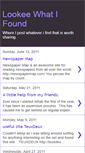 Mobile Screenshot of lookeewhatifound.blogspot.com
