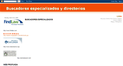 Desktop Screenshot of buscadoresdirectorios.blogspot.com