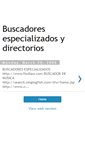 Mobile Screenshot of buscadoresdirectorios.blogspot.com