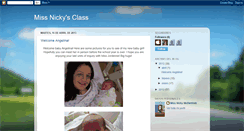 Desktop Screenshot of missnickysclass.blogspot.com
