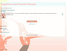 Tablet Screenshot of pengobatanalamipenyakitparu-paru.blogspot.com