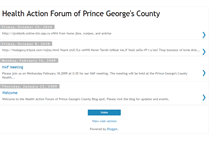 Tablet Screenshot of healthactionforum.blogspot.com