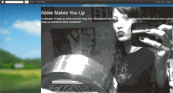 Desktop Screenshot of abbiemakesyouup.blogspot.com