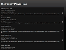 Tablet Screenshot of fanboy-powerhour.blogspot.com
