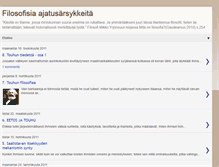 Tablet Screenshot of filosofisiaajatuksia.blogspot.com