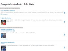 Tablet Screenshot of congadairmandade13demaio.blogspot.com
