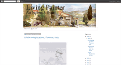 Desktop Screenshot of livingpainter.blogspot.com