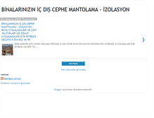 Tablet Screenshot of mantolama-izolasyon.blogspot.com