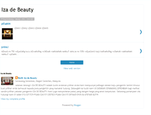 Tablet Screenshot of butikizadebeauty.blogspot.com