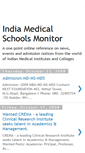 Mobile Screenshot of india-medical-schools.blogspot.com