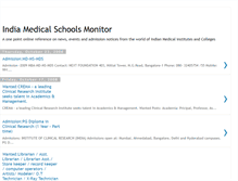 Tablet Screenshot of india-medical-schools.blogspot.com