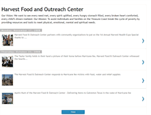 Tablet Screenshot of harvestfoodoutreach.blogspot.com