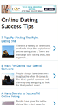 Mobile Screenshot of online-dating-success-tips.blogspot.com