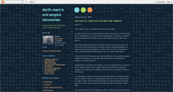 Desktop Screenshot of darthmarc72.blogspot.com