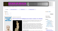 Desktop Screenshot of estadodebeleza.blogspot.com