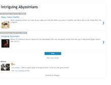 Tablet Screenshot of intriguingabyssinians.blogspot.com