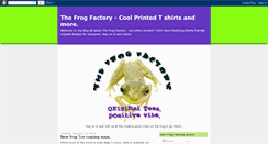 Desktop Screenshot of frogfactoryshop.blogspot.com