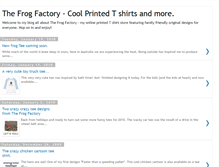 Tablet Screenshot of frogfactoryshop.blogspot.com