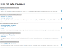 Tablet Screenshot of high-risk-auto-insurance-center.blogspot.com