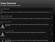 Tablet Screenshot of ordenelemental.blogspot.com