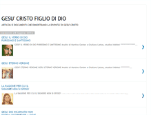 Tablet Screenshot of gesucristofigliodidio.blogspot.com