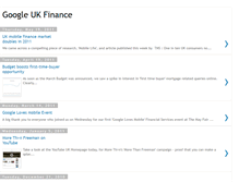 Tablet Screenshot of googleuk-finance.blogspot.com